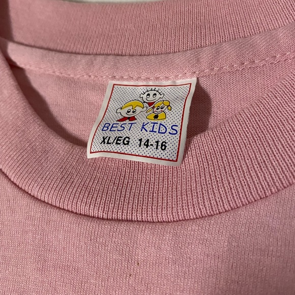 Puerto Vallarta Pink Short Sleeve Tee Size Girl XL 14-16 - Picture 10 of 11